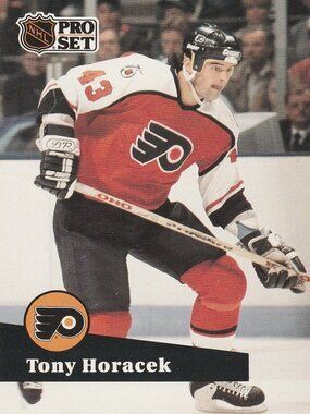 Tony Horacek - 1991 Pro Set Hockey Card